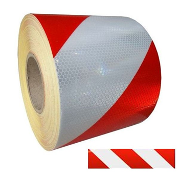 Markeerlint rood/wit 500 mtr